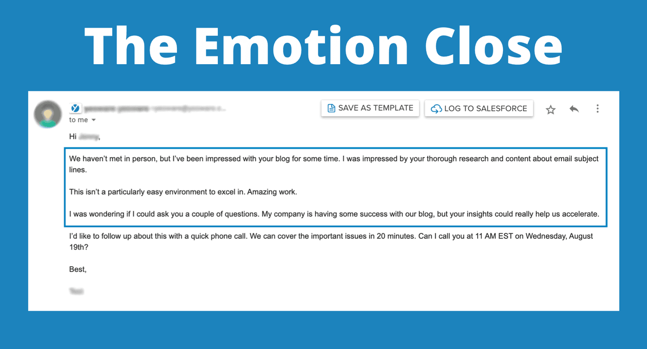 Sales Techniques: The Emotion Close