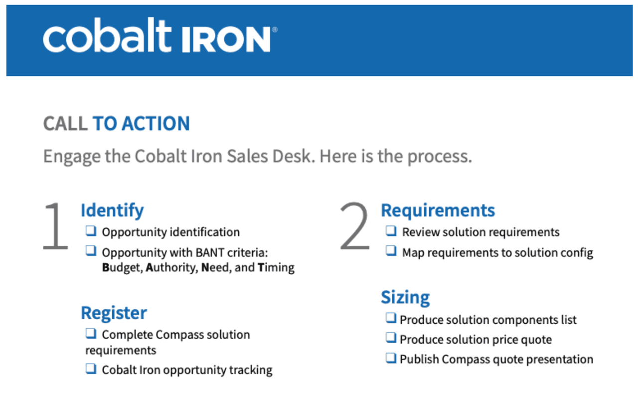 sales playbook example