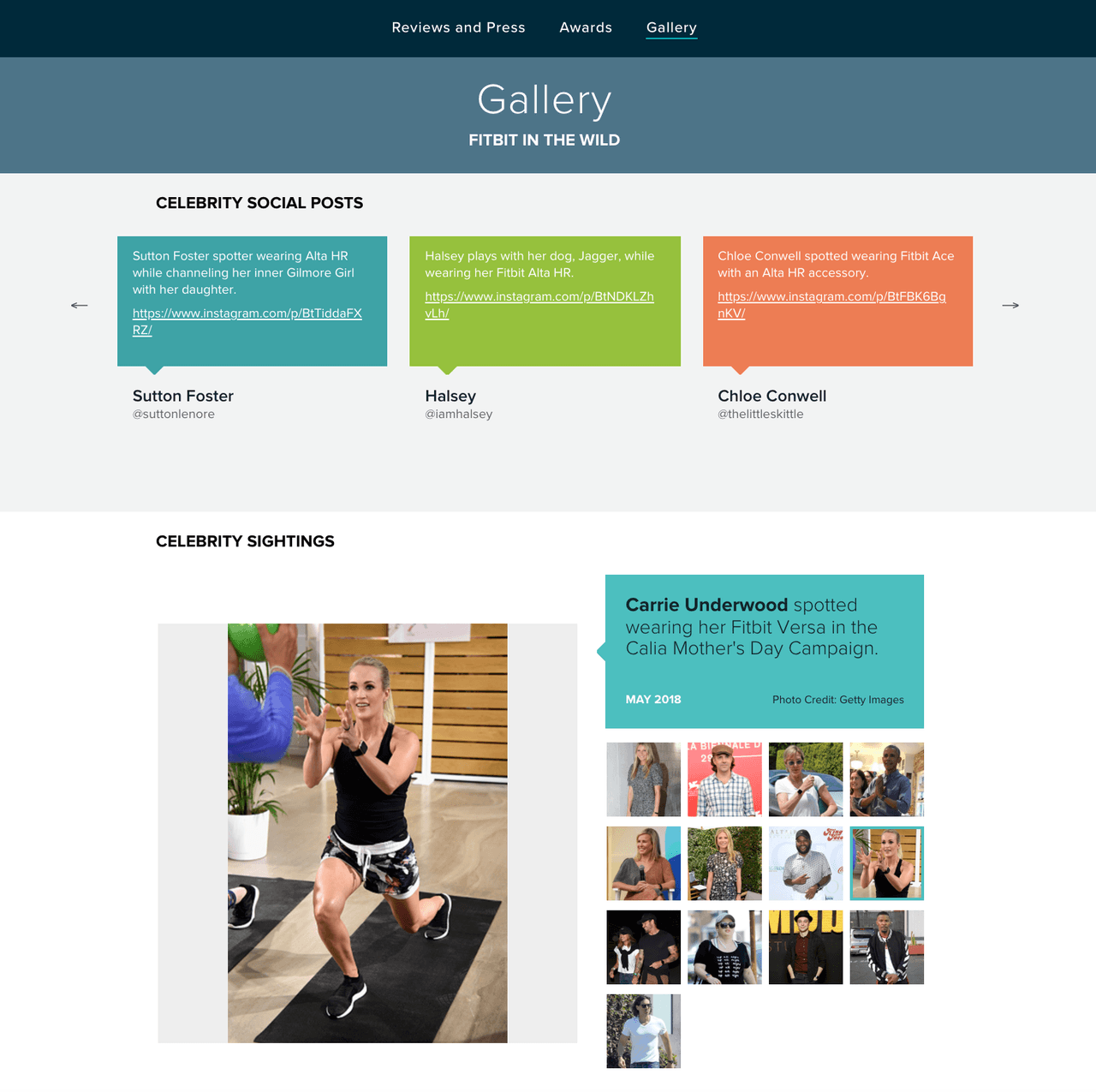 social proof example 6: Fitbit