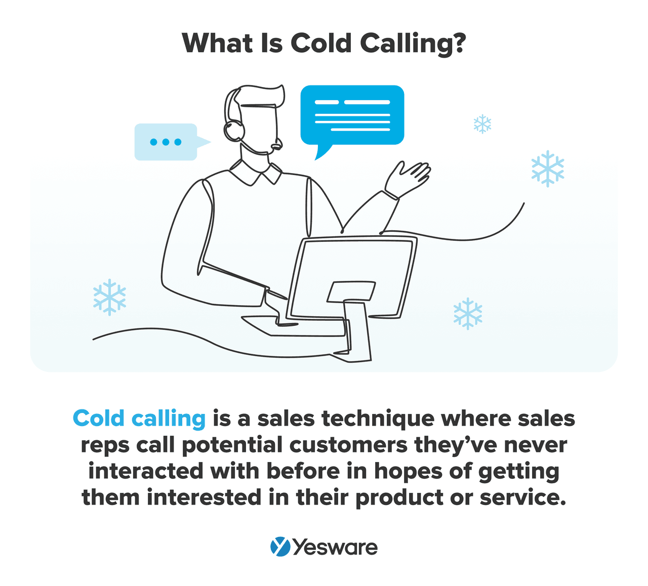 What is cold calling?