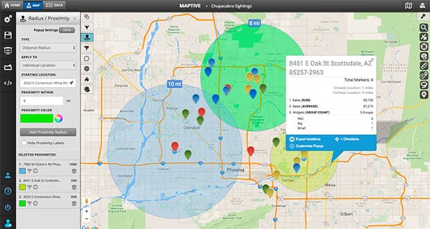 outside sales: define and map territories 