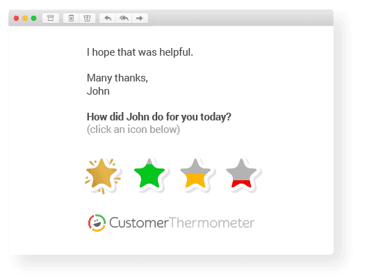 Automate email with customer feedback surveys