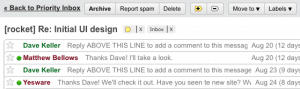 Gmail Priorities Close-up