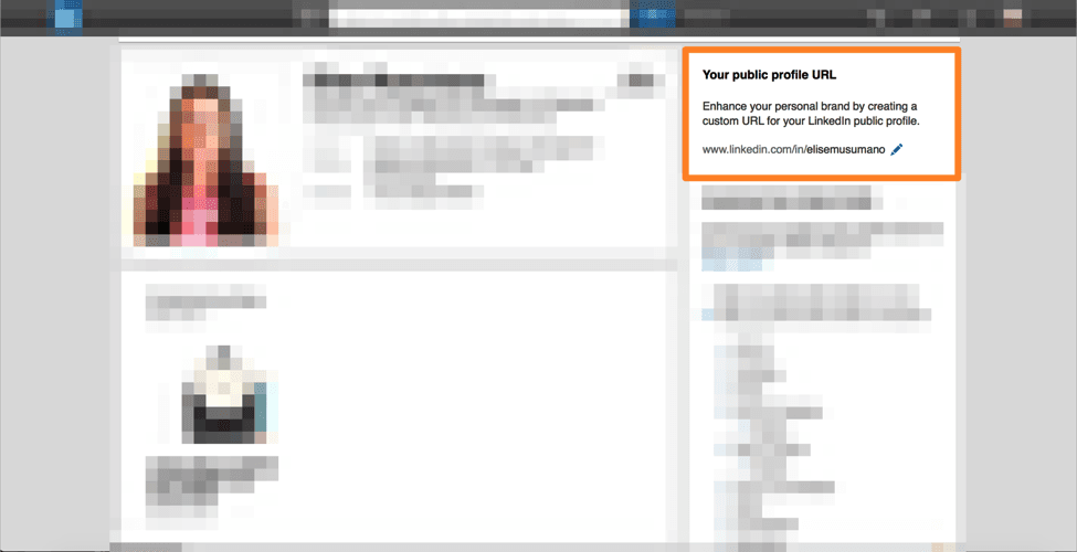 linkedin profile custom url how to