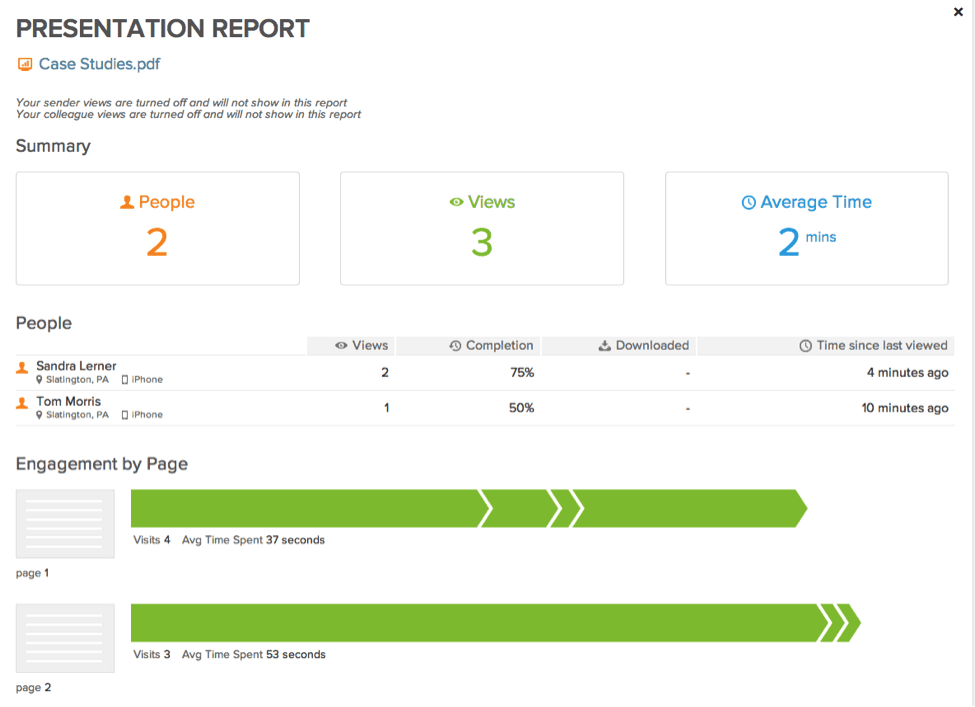 yesware presentation tracking 2017