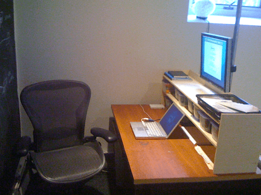 Standing Desk in sitting mode