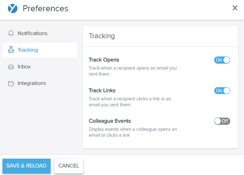 how to track email opens in gmail: enable tracking