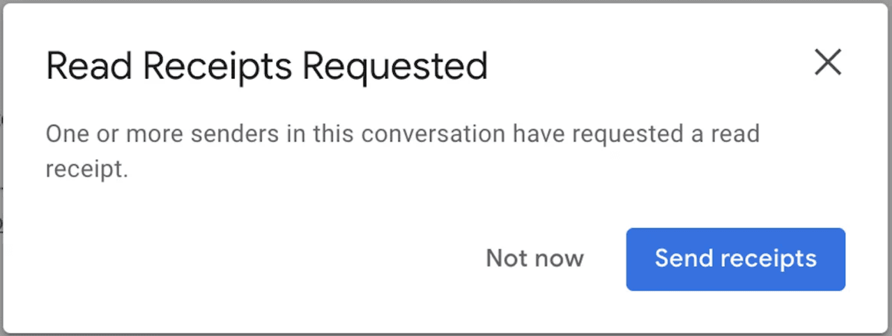 how to track email opens in gmail: read receipts requested